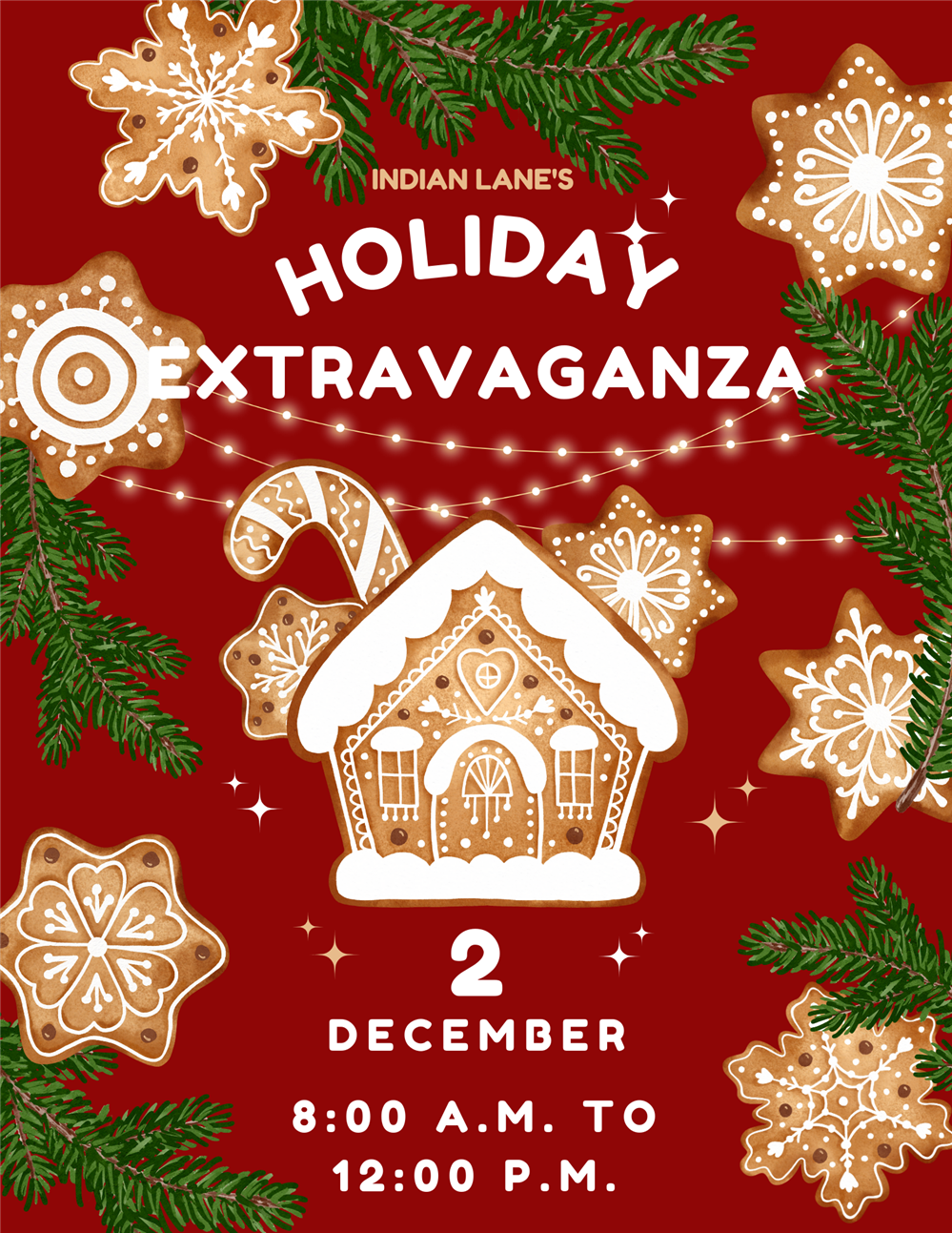  Holiday Extravaganza is Saturday December 2nd from 8 a.m. to Noon